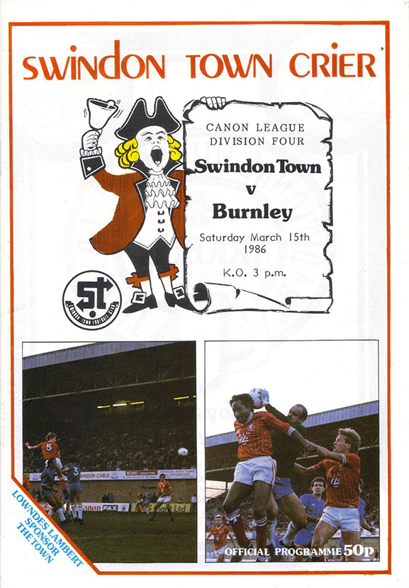 <b>Saturday, March 15, 1986</b><br />vs. Burnley (Home)
